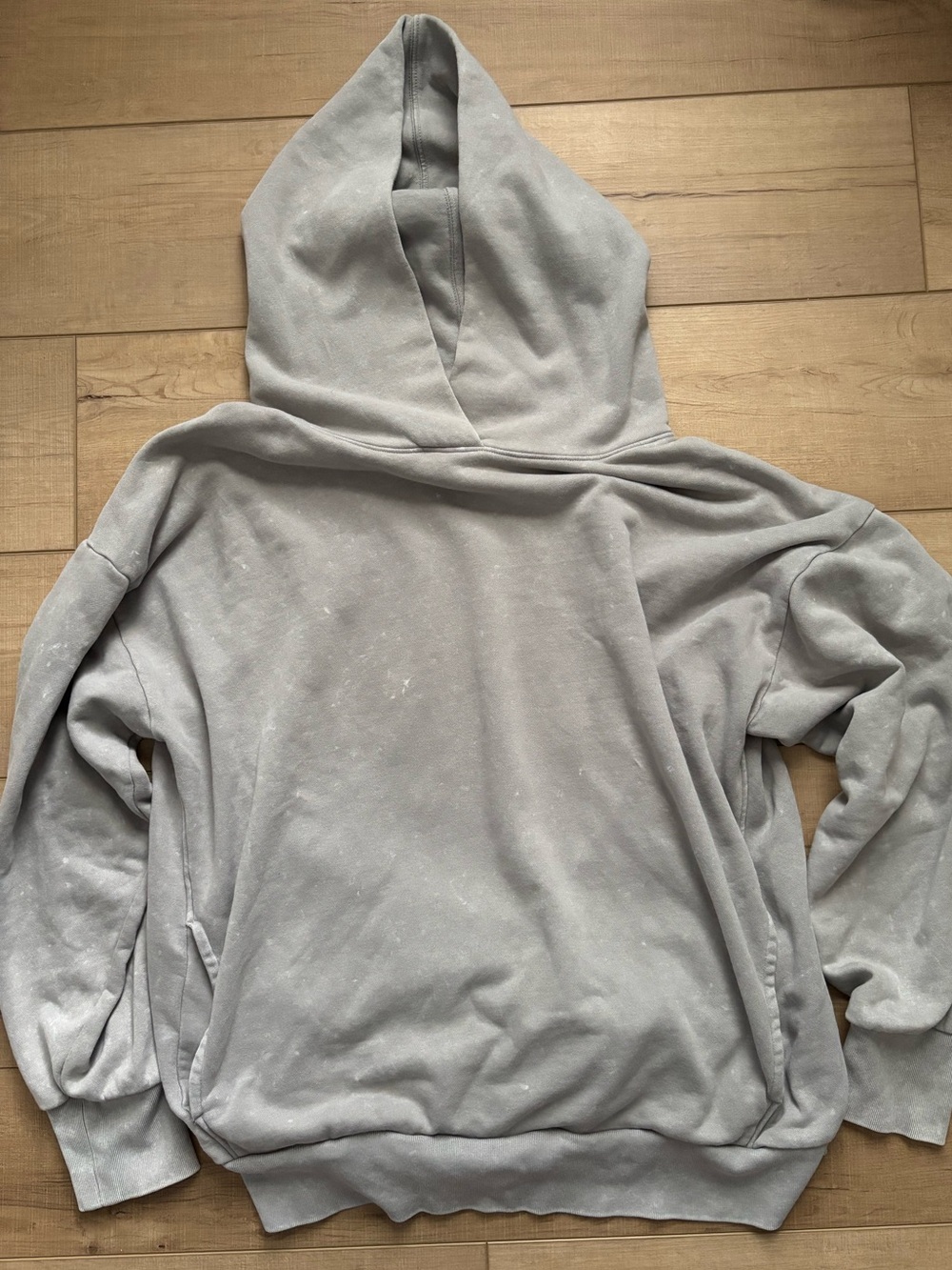 Gap Hoodie With Speckled Bleach Pattern